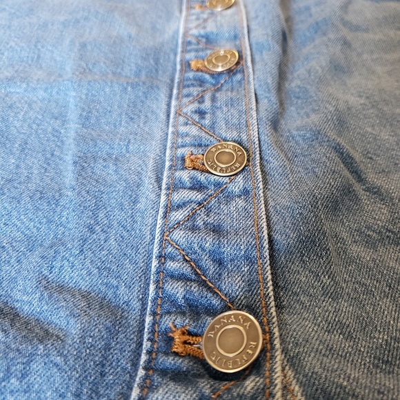 Mid Denim Skirt - Picture 3 of 5